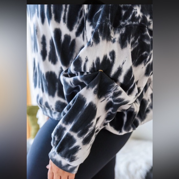 Medium Like Love Black Tie Dye Hoodie - Picture 9 of 11